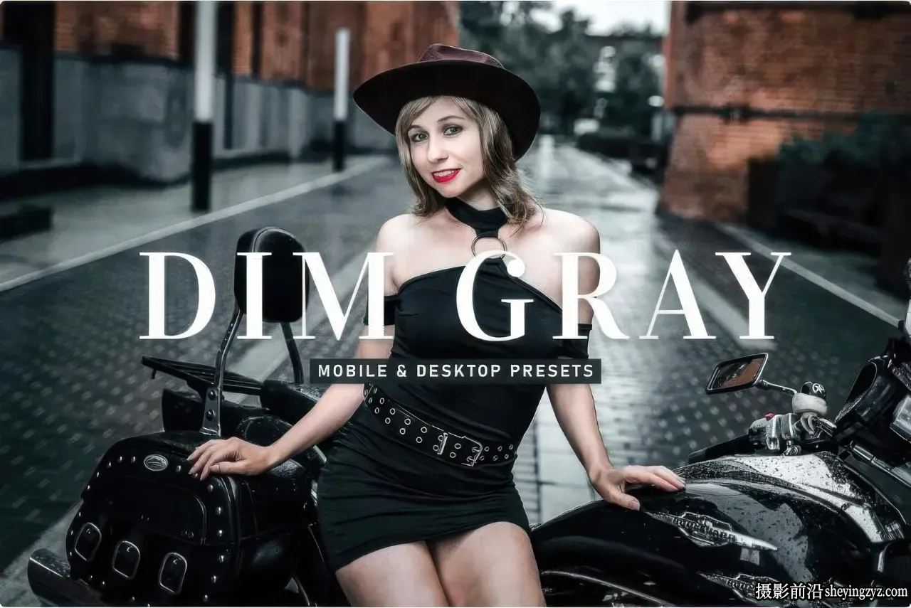 中性灰电影人像调色LR预设手机调色滤镜Dim Gray Lightroom Presets