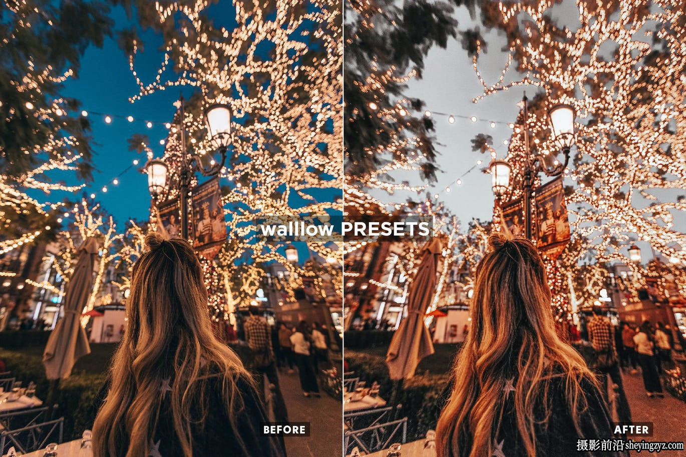 免费lr预设-10种咖啡色调人像调色LR预设 Bright Christmas pres