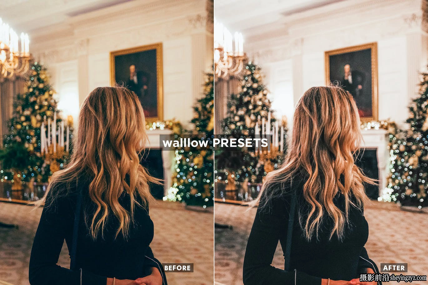 免费lr预设-10种咖啡色调人像调色LR预设 Bright Christmas pres