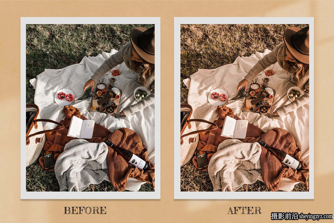 秋季人像后期调色Lr预设及LUT调色预设 Harvest Lightroom LUTs