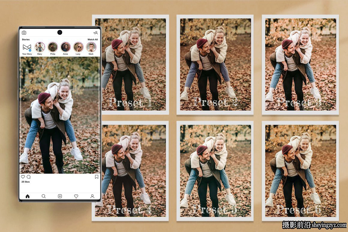 秋季人像后期调色Lr预设及LUT调色预设 Harvest Lightroom LUTs