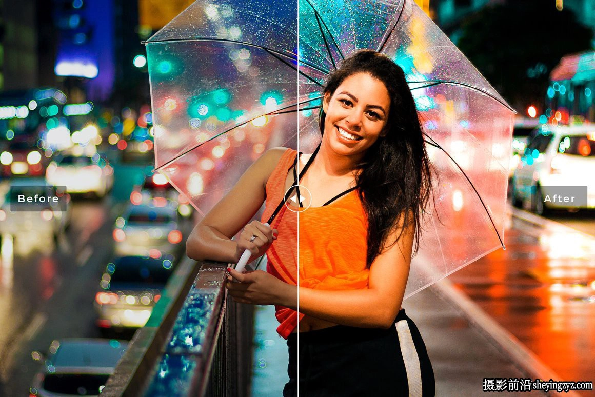 城市夜景荧光人像摄影调色LR预设 Fluorescence Pro LR Presets