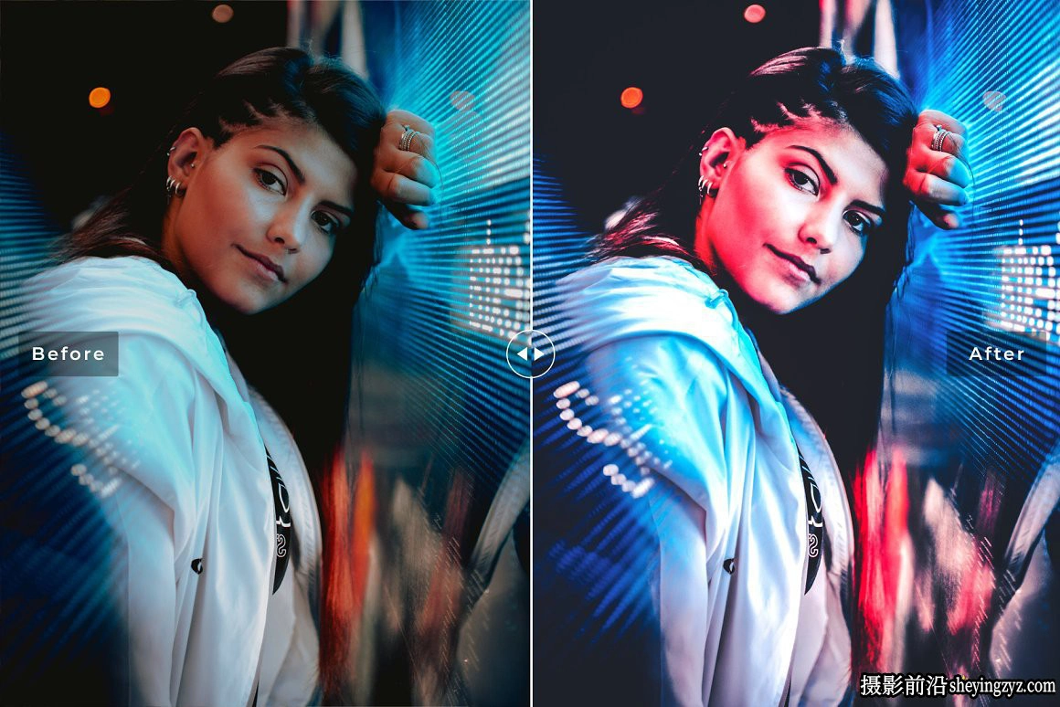 城市夜景荧光人像摄影调色LR预设 Fluorescence Pro LR Presets