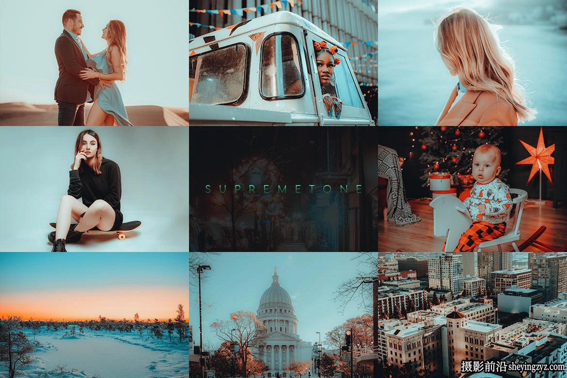 橙青质感电影色调机车人像LR预设 Supremetone Lightroom Presets