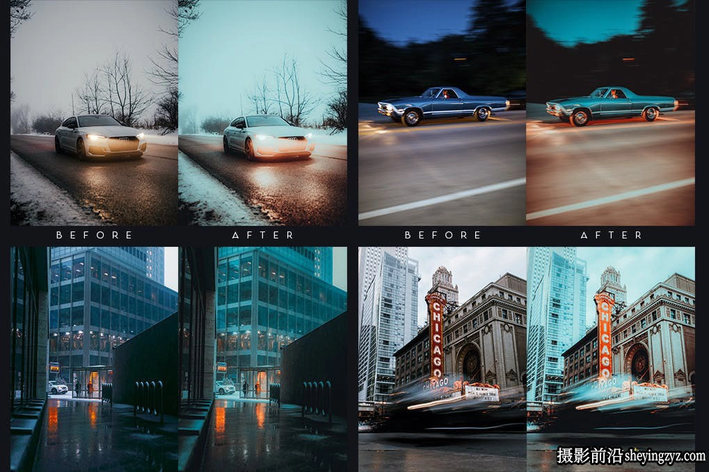 橙青质感电影色调机车人像LR预设 Supremetone Lightroom Presets