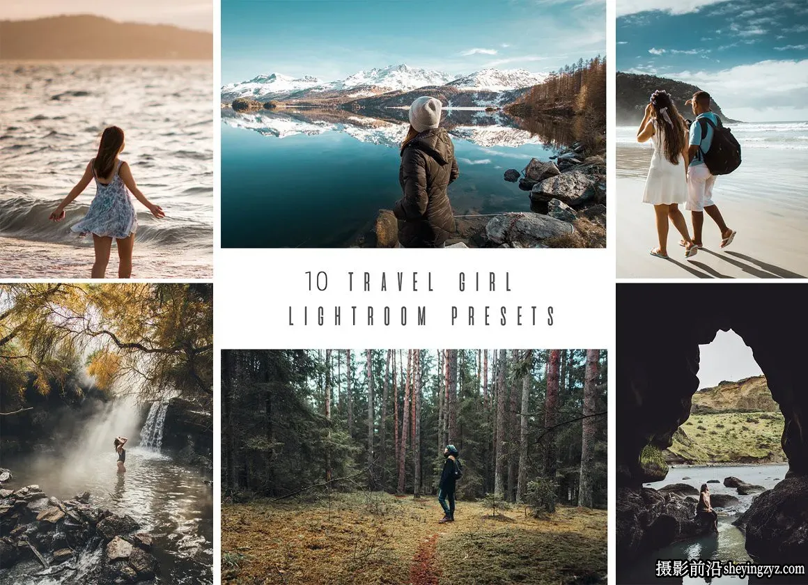 INS网红旅拍人像调色LR预设手机滤镜 Travel Girl Lightroom presets
