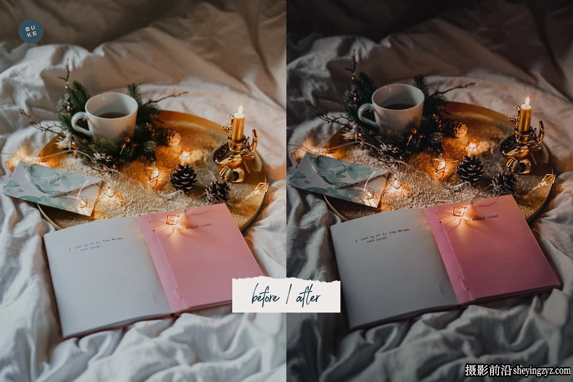 冬季情绪电影胶片调色LR预设手机调色滤镜 Moody Christmas Presets