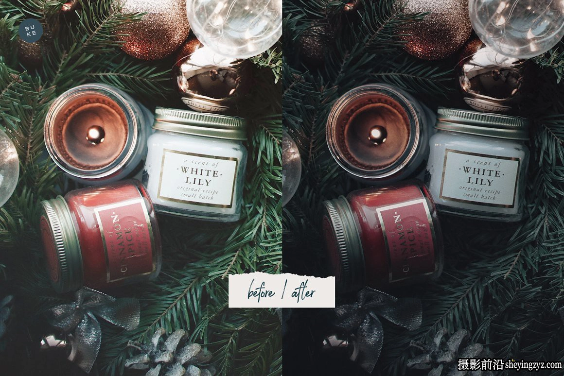 冬季情绪电影胶片调色LR预设手机调色滤镜 Moody Christmas Presets
