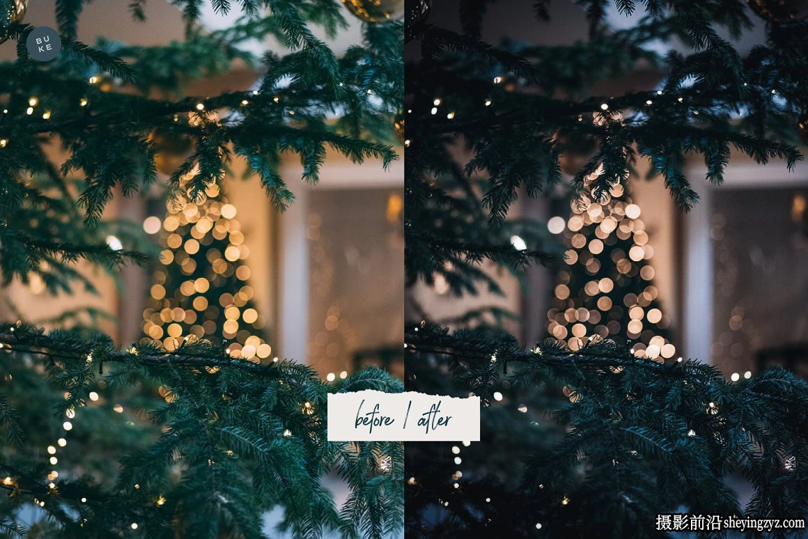 冬季情绪电影胶片调色LR预设手机调色滤镜 Moody Christmas Presets