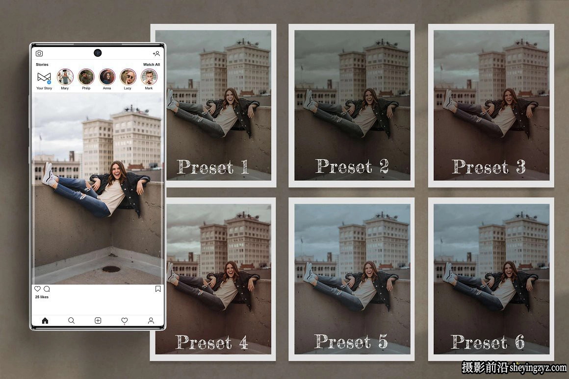 时尚网红人像调色LR预设手机预设 Influencer Lightroom Filters