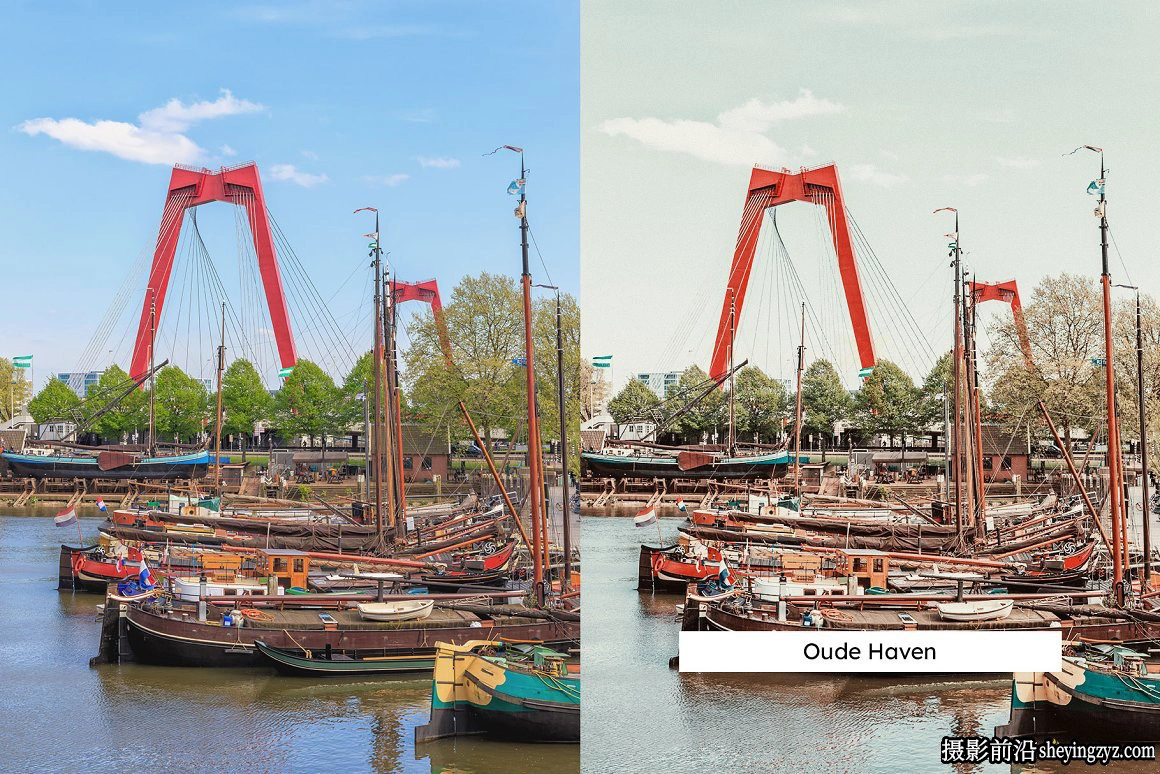 鹿特丹旅拍风光调色LR预设及LUT预设 Rotterdam Lightroom Presets LUTs