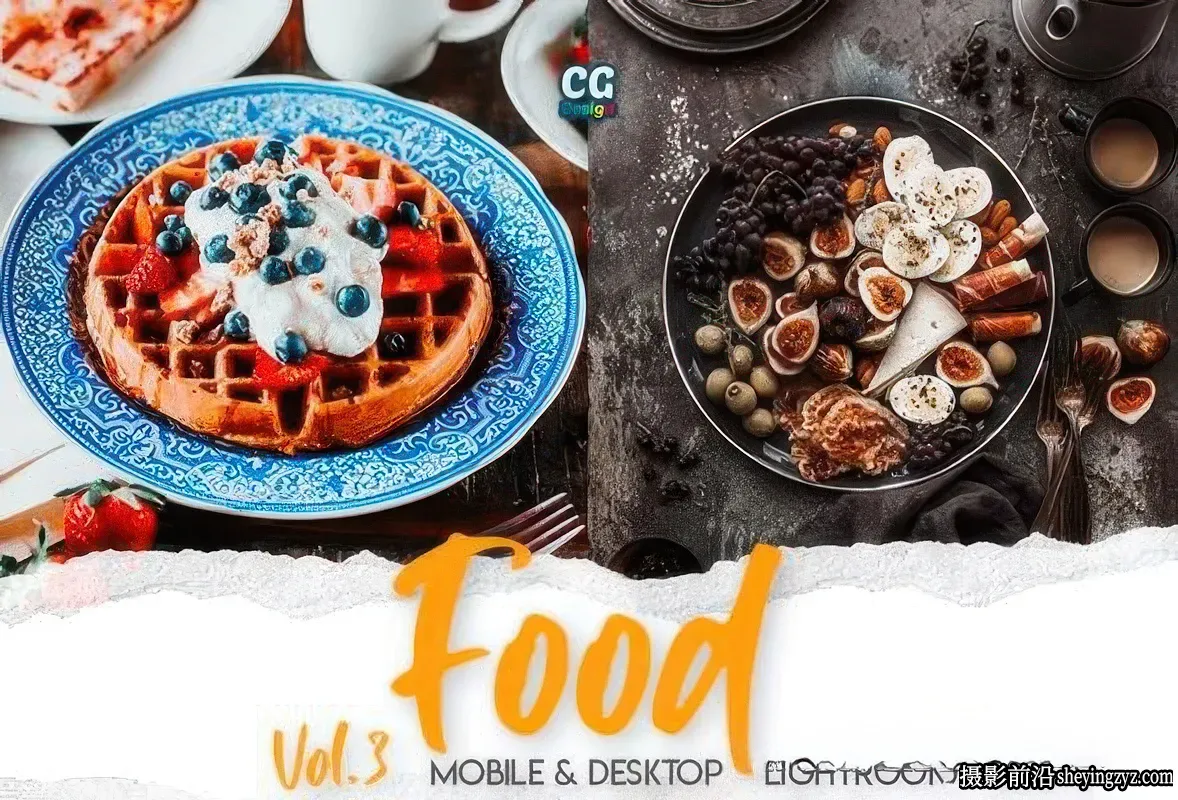 高端电影美食摄影lr预设手机调色滤镜 Food Lightroom Presets Vol. 3