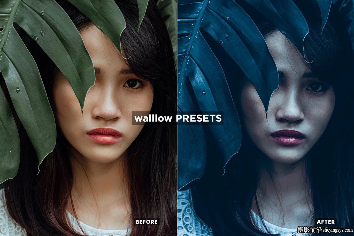 电影蓝调风格调色LR预设手机调色滤镜 Night Glow Lightroom Presets