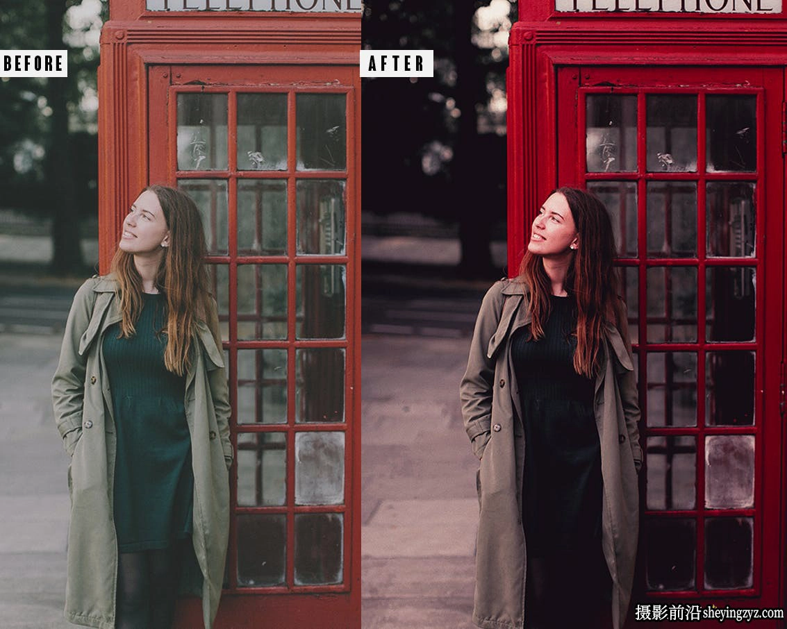 伦敦城市旅拍人文英伦风LR预设手机调色滤镜 London Lightrom Presets