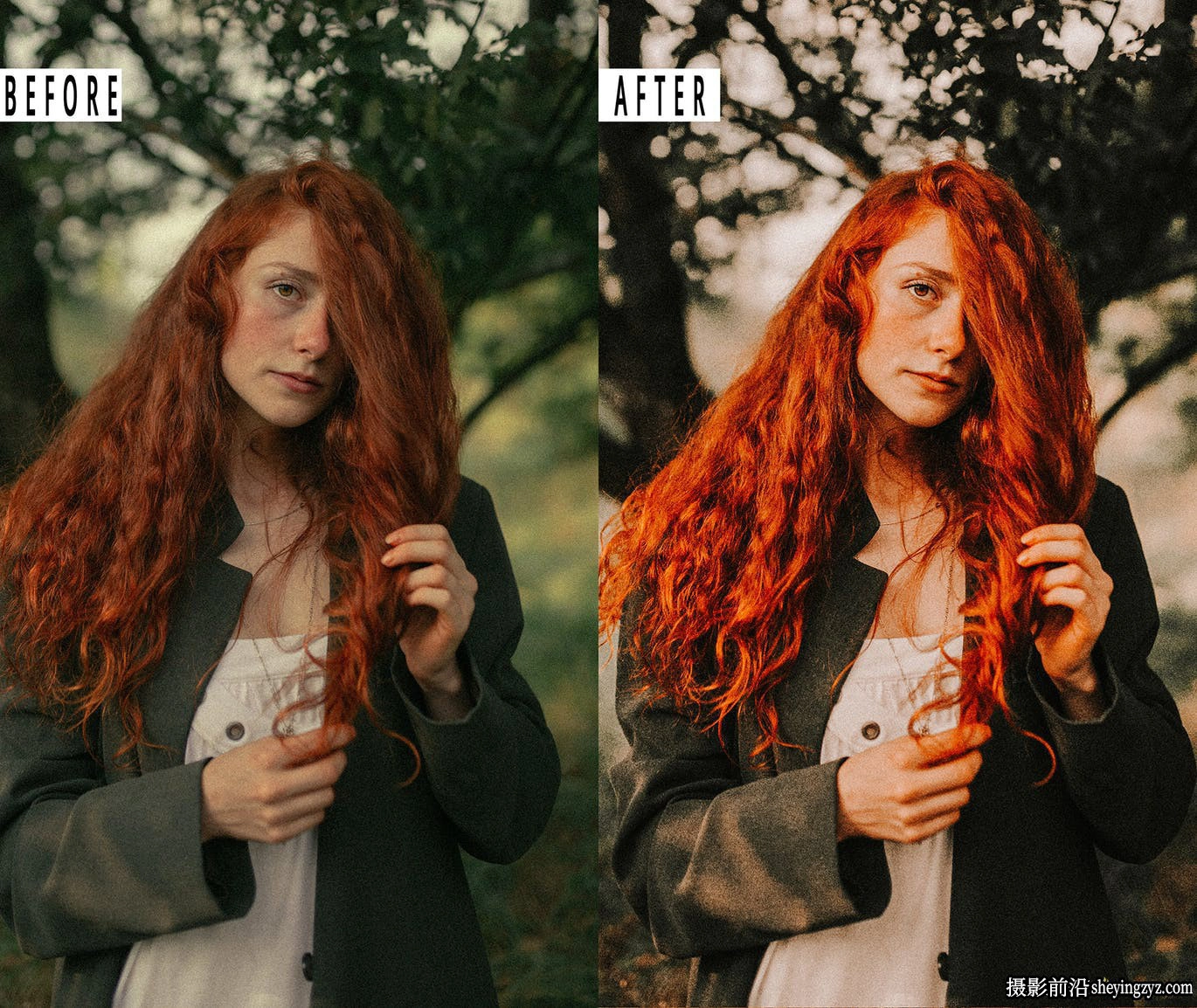浓郁秋季色彩胶片人像LR预设手机调色滤镜 Autumn Lightrom Presets