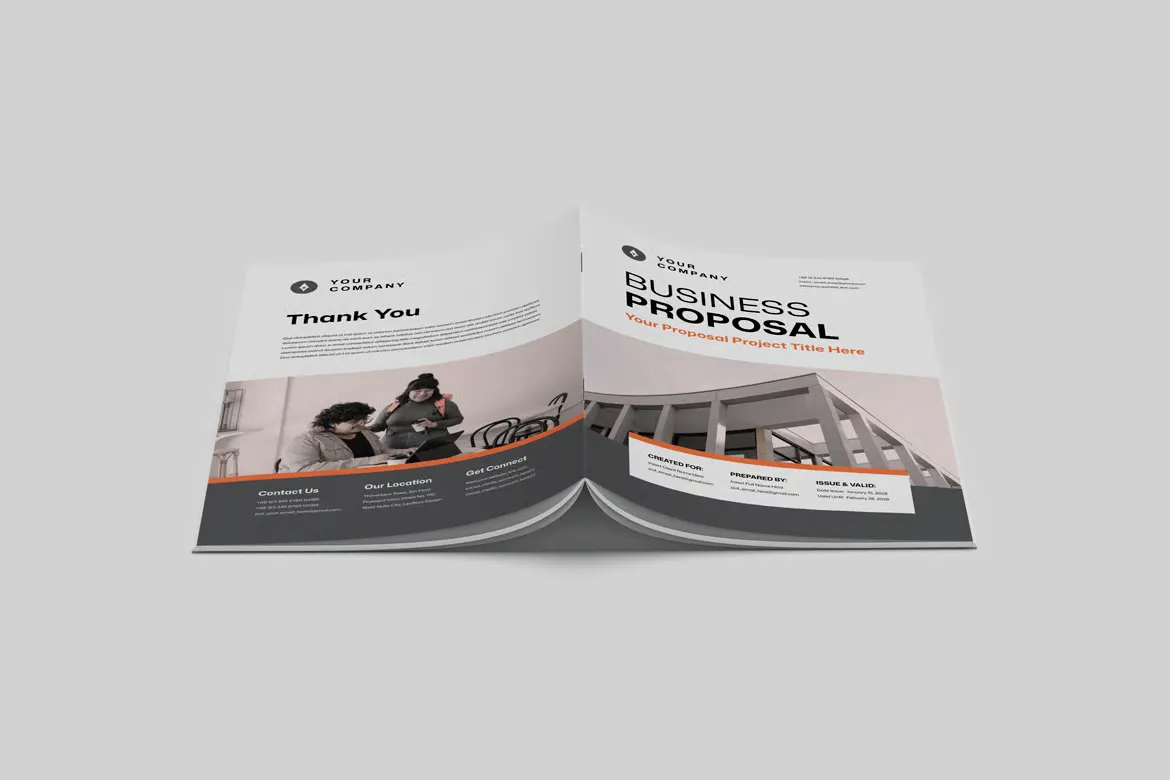 商业提案排版设计市场营销InDesign模板
