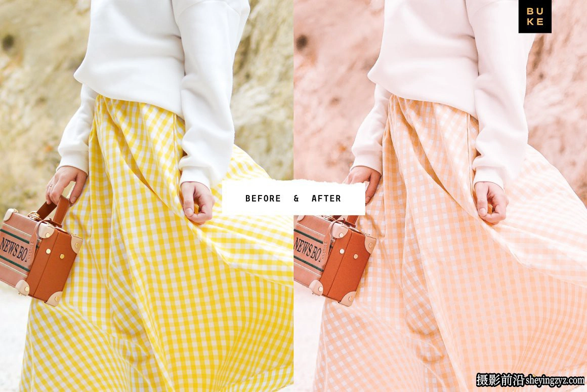 玫瑰金电影色彩调色LR预设手机滤镜 Candy Rose Lightroom Presets