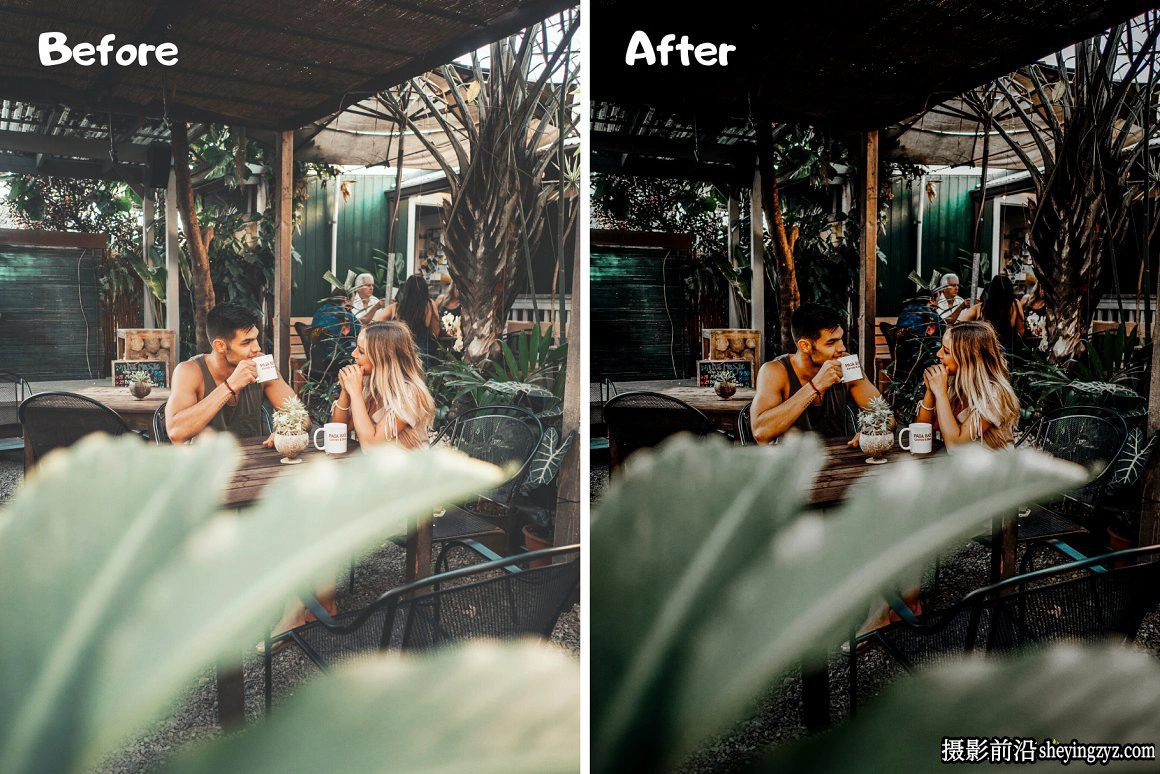 旅拍森系电影风光人像调色LR预设手机滤镜 Green Lightroom Presets