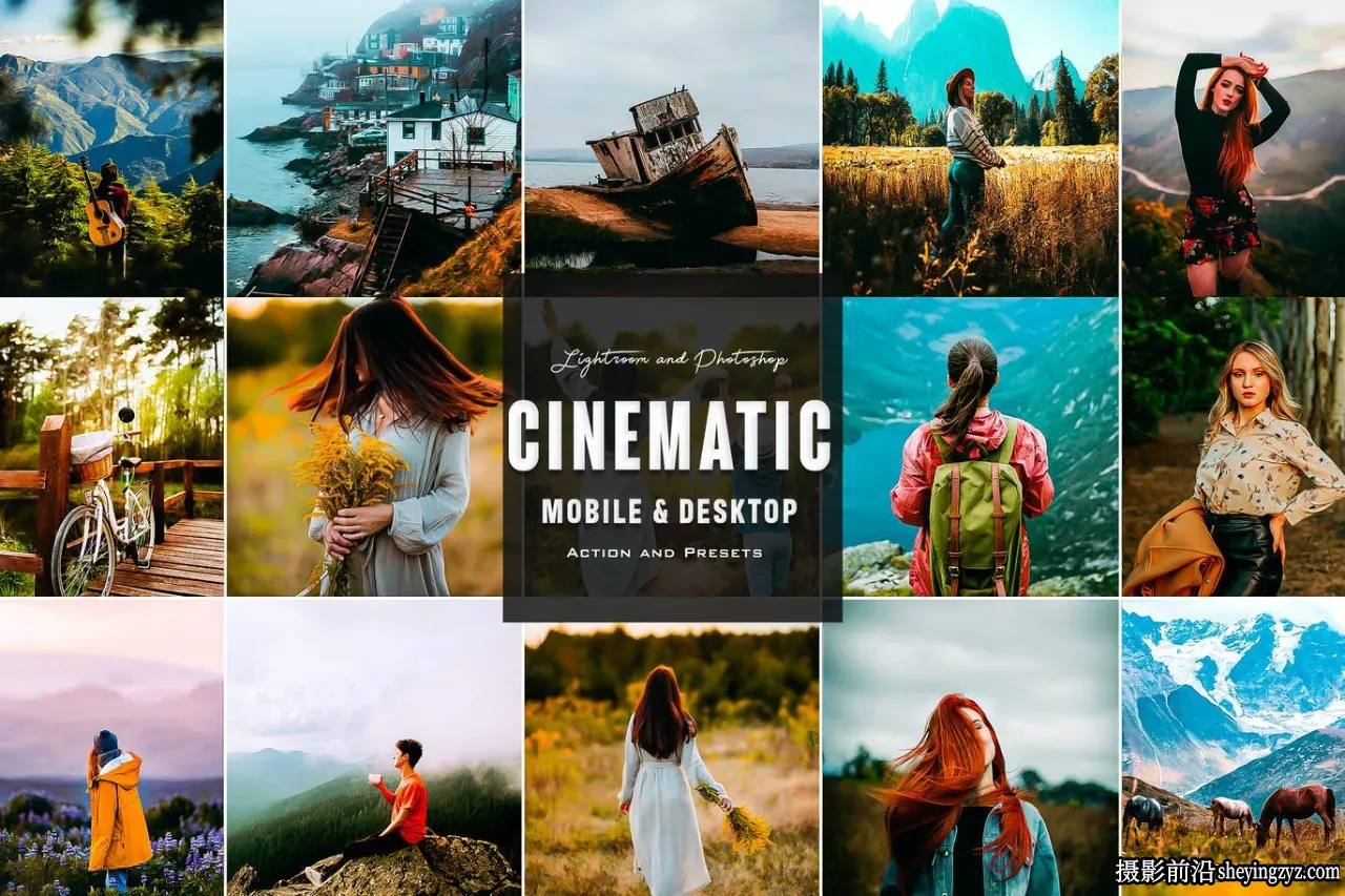 电影人像后期调色LR预设手机调色滤镜 Cinematic - Lightroom Pres