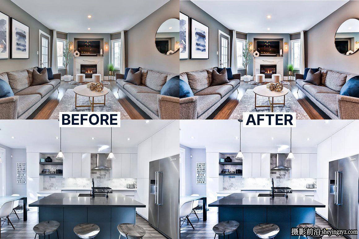 室内家居摄影后期调色LR预设手机滤镜 Interior Lightroom Presets