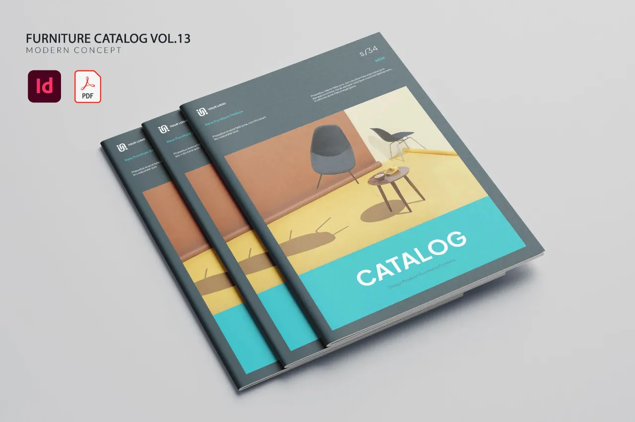 家具目录排版设计InDesign模板第13卷