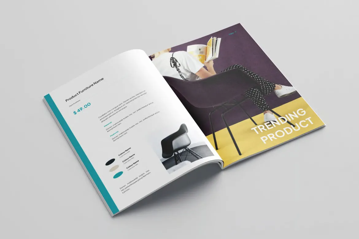 家具目录排版设计InDesign模板第13卷