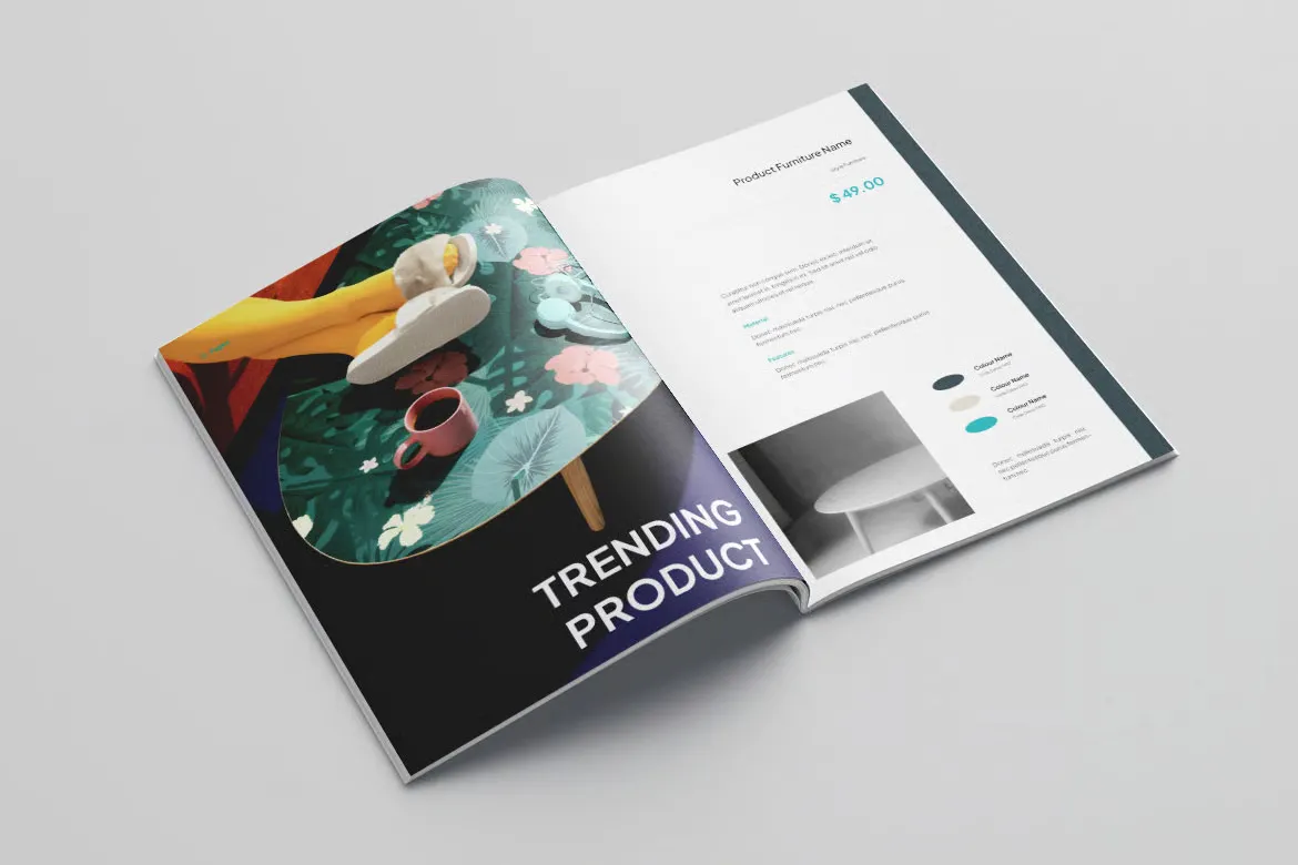 家具目录排版设计InDesign模板第13卷