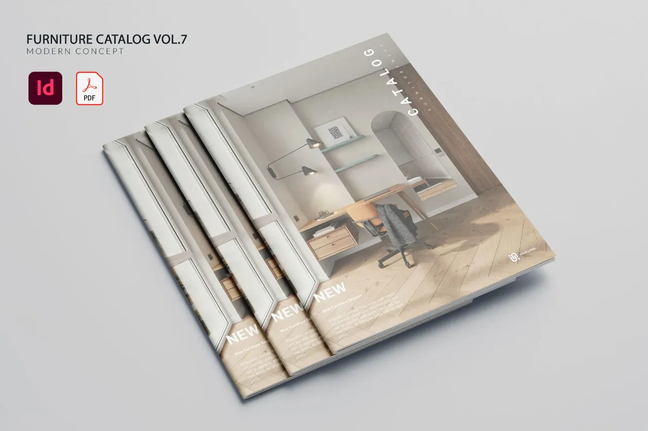 家具产品目录排版设计InDesign模板 第7卷