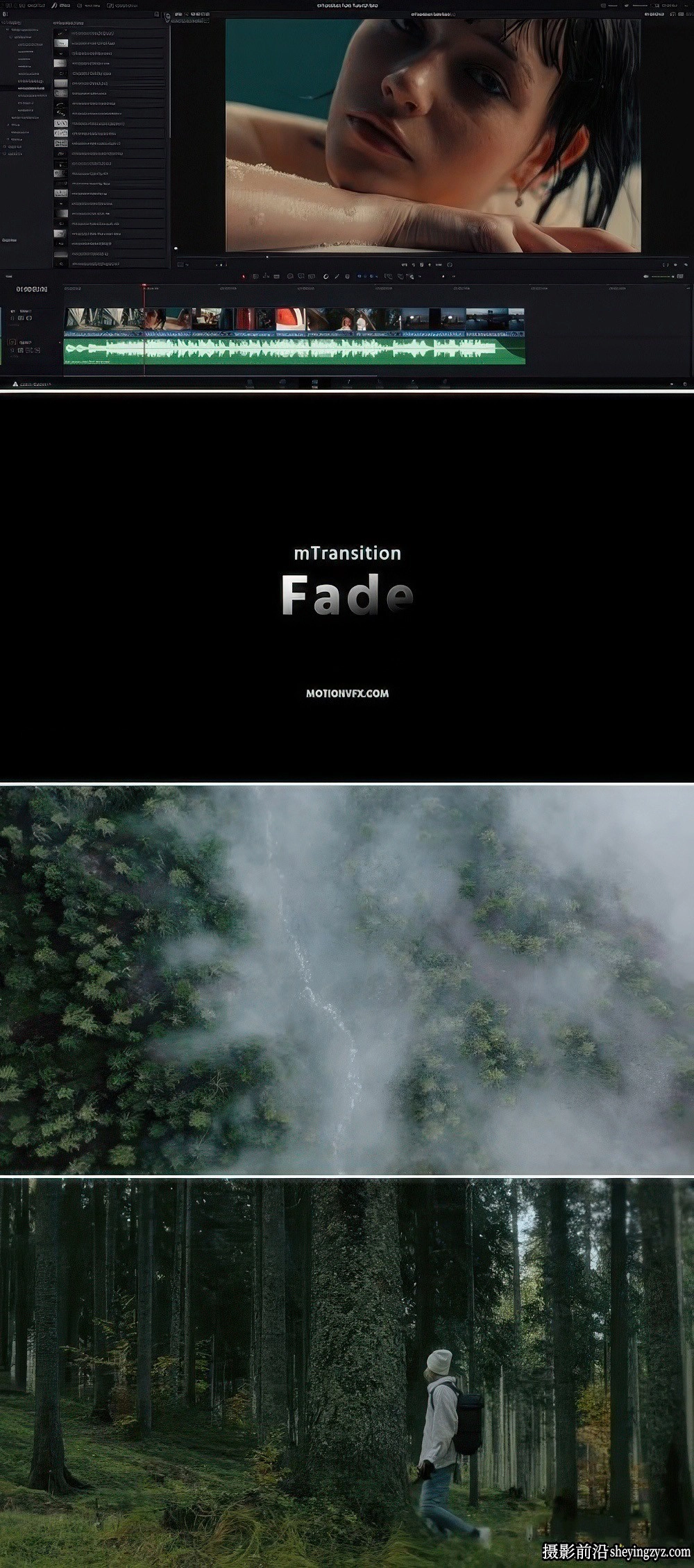 达芬奇转场-情绪电影转场模板 MotionFX - mTransition Fade DVR