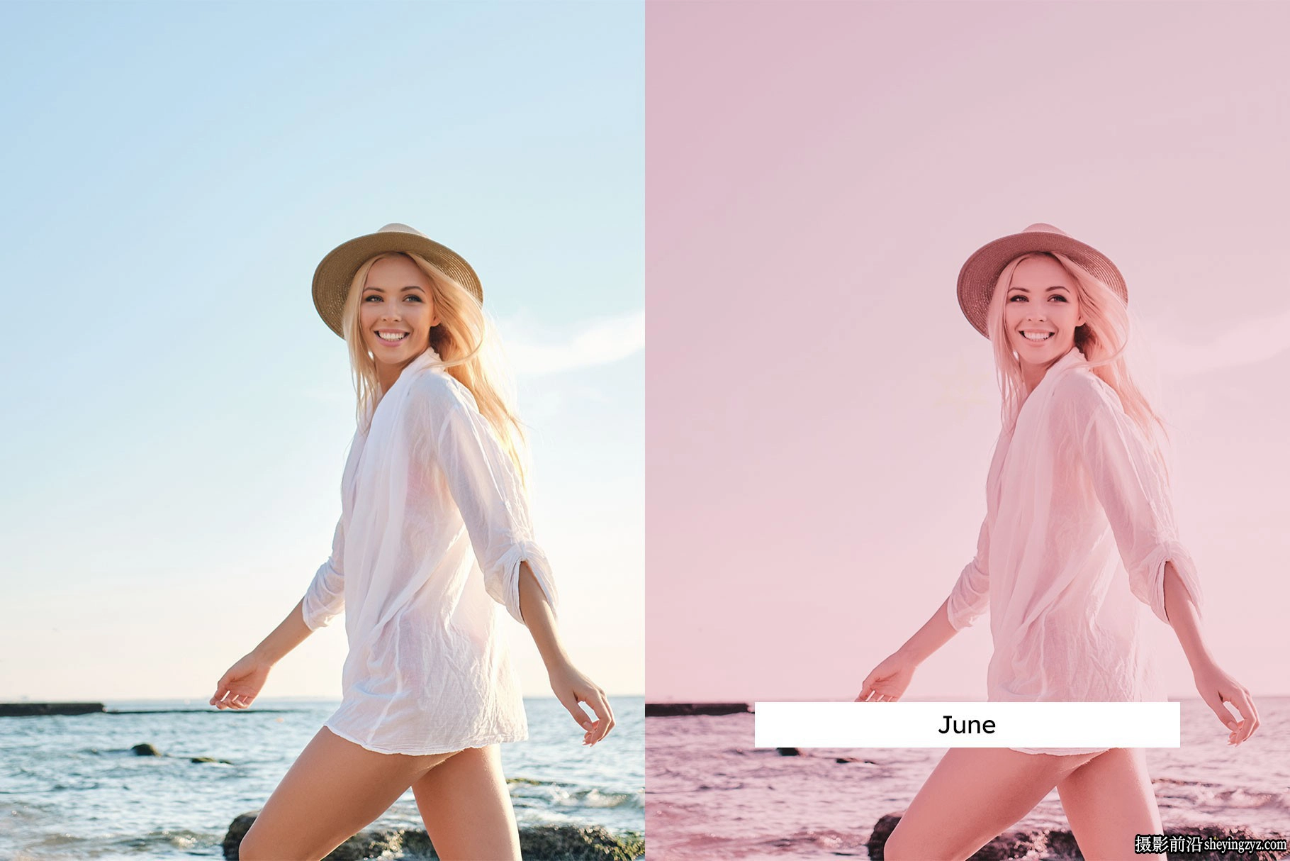复古玫瑰金调色LR预设LUT预设Rose Tinted Lightroom Presets and LUT