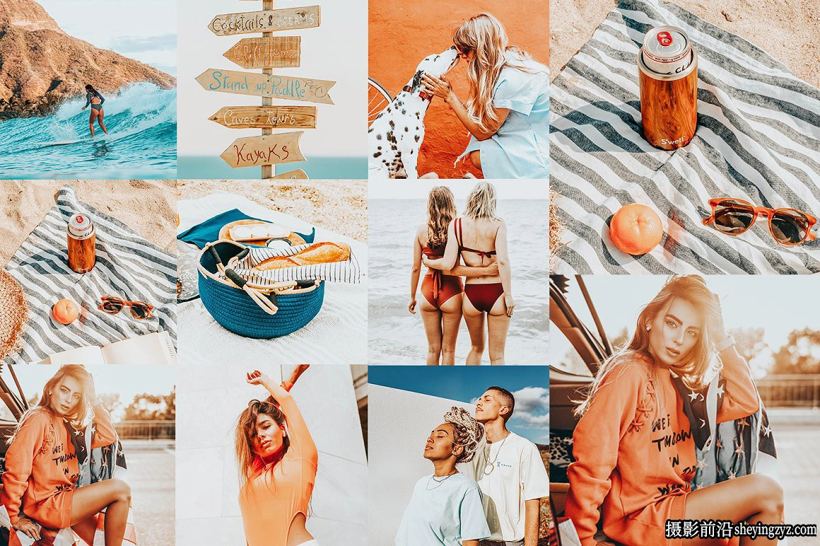 意大利风格人像胶片调色LR预设 SPRITZ LIGHTROOM PRESETS
