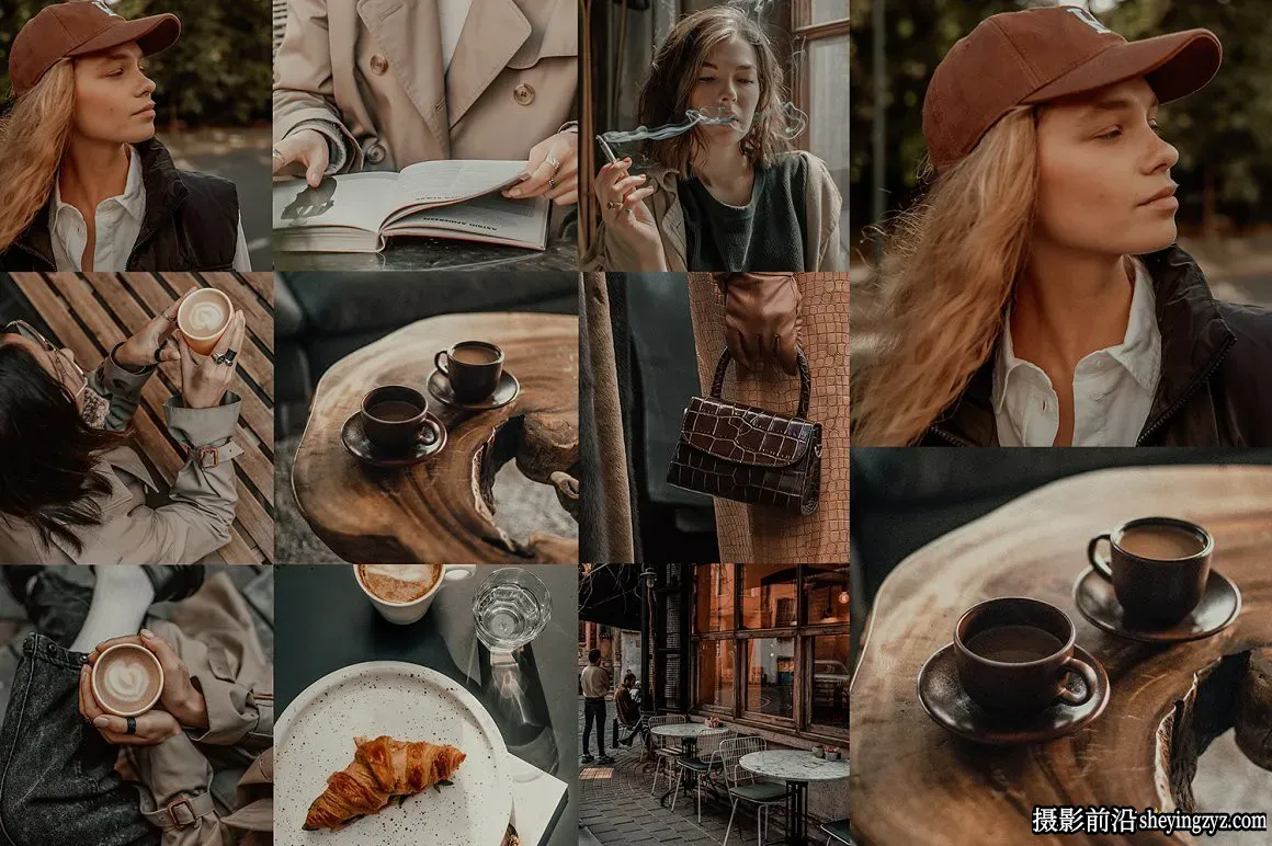 秋季情绪胶片人像调色LR预设 PARISIAN FALL LR PRESETS