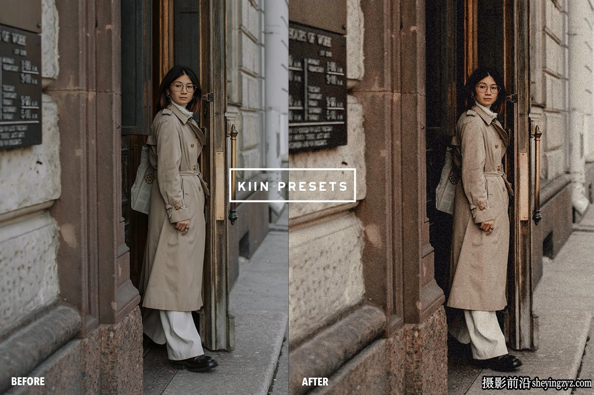 秋季情绪胶片人像调色LR预设 PARISIAN FALL LR PRESETS