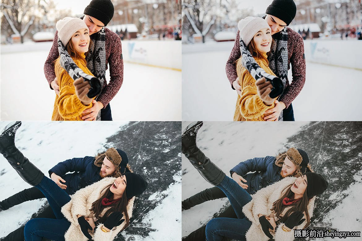 质感电影人像调色LR预设手机滤镜 Happy Holiday Lightroom Presets