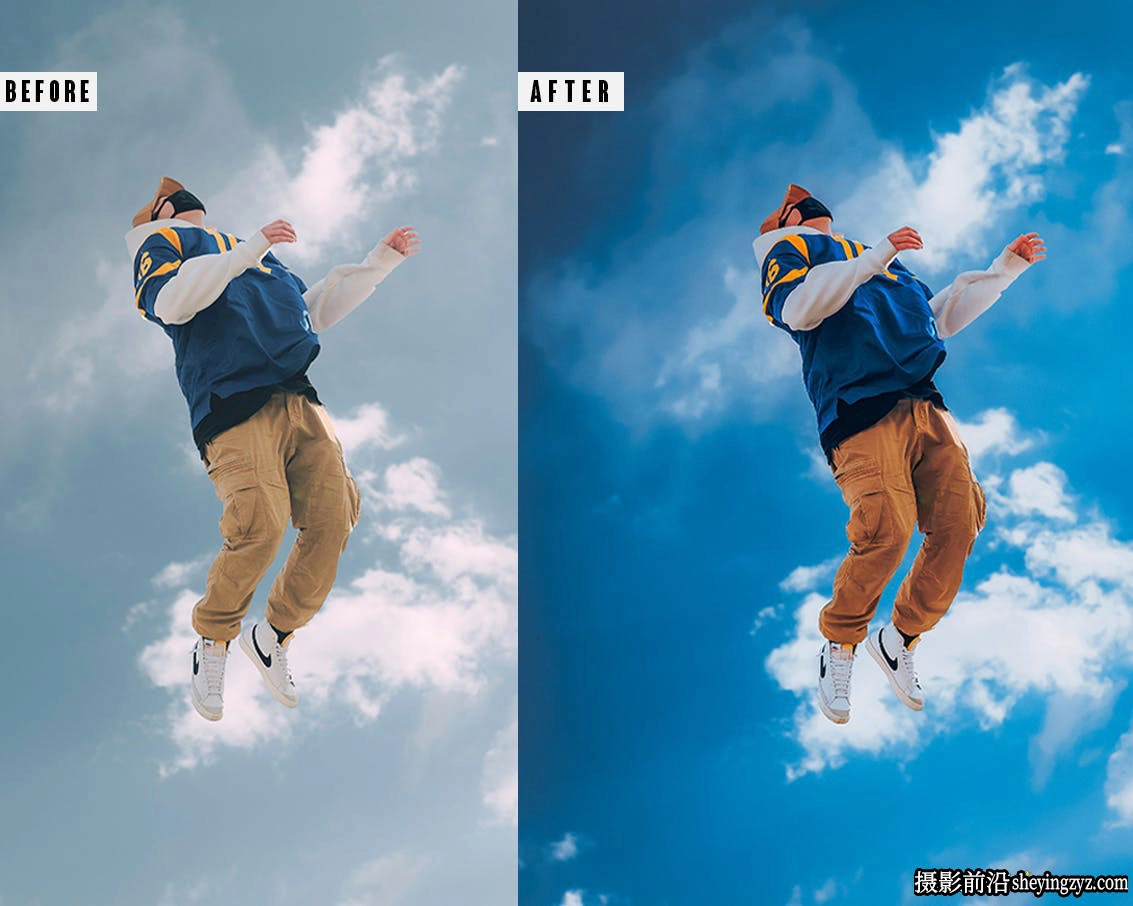电影情绪人像摄影调色LR预设手机滤镜 Blue Mood Lightrom Presets