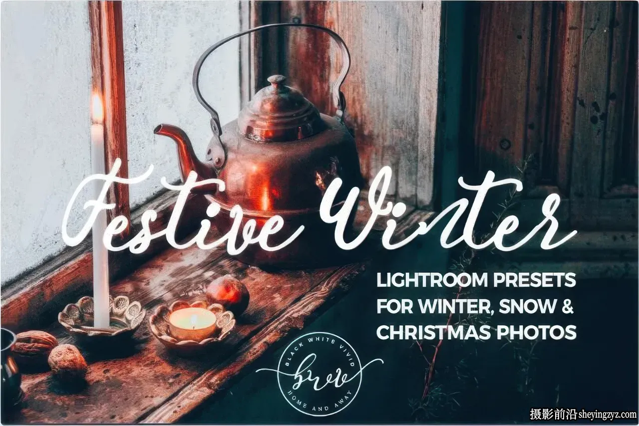 户外电影风光调色LR预设手机调色滤镜 Festive Winter Preset Bundle