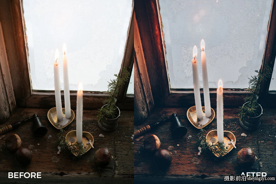 户外电影风光调色LR预设手机调色滤镜 Festive Winter Preset Bundle