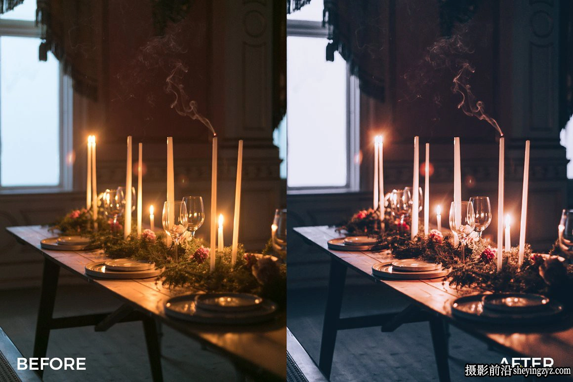 户外电影风光调色LR预设手机调色滤镜 Festive Winter Preset Bundle