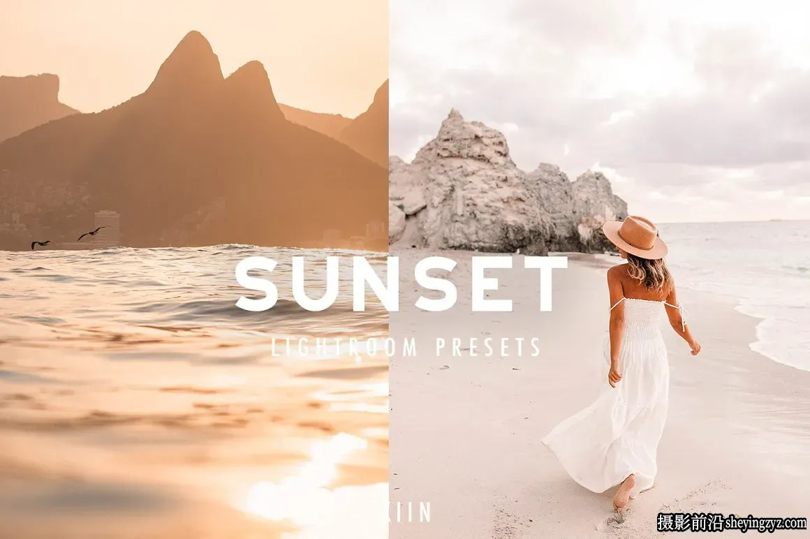 日落黄昏暖色调LR预设手机调色滤镜 SUNSET LIGHTROOM PRESETS