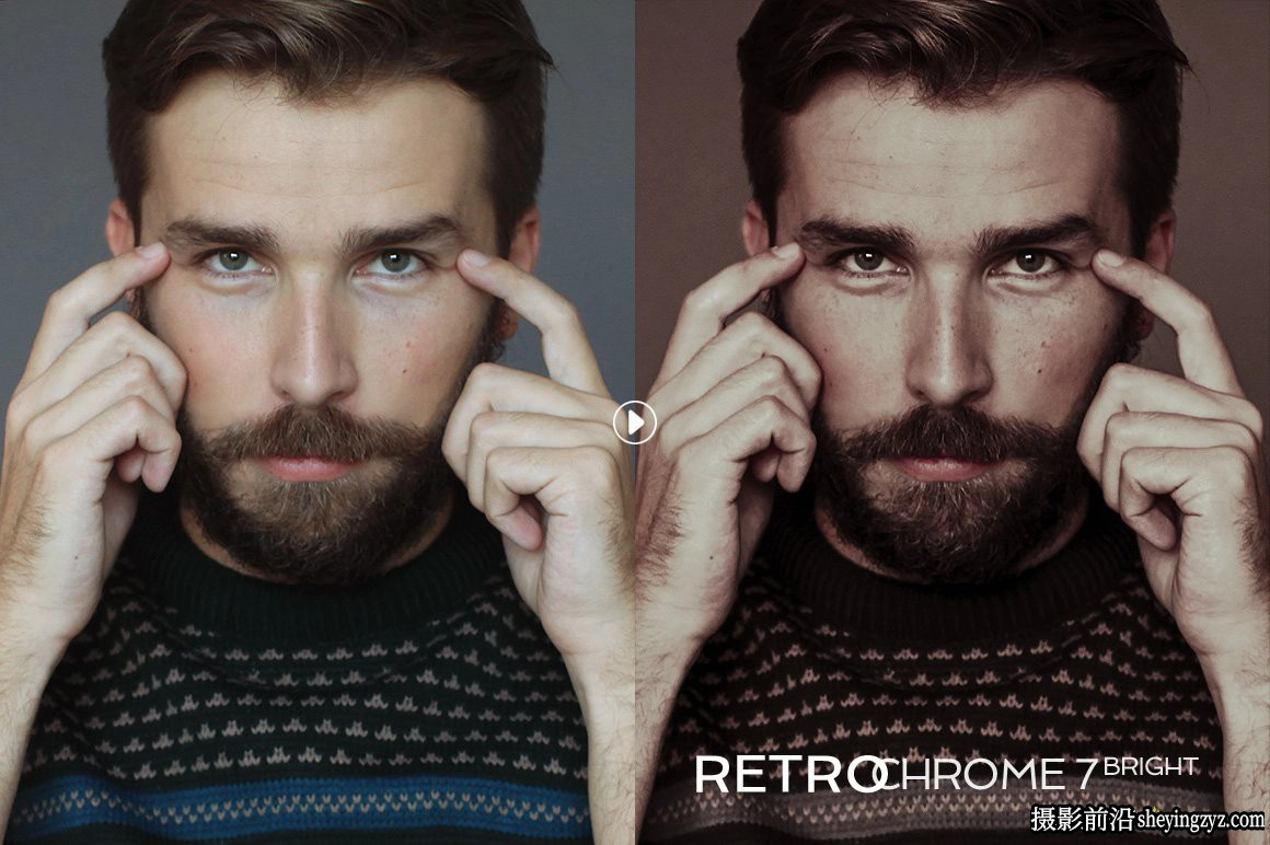 电影色彩复古人像LR预设调色滤镜 Retrochrome Lightroom Preset