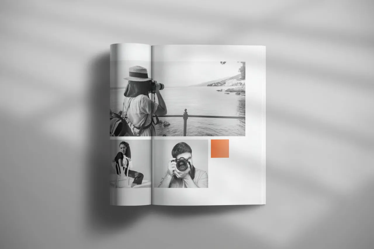 商业照片书宣传册排版布局设计InDesign模板