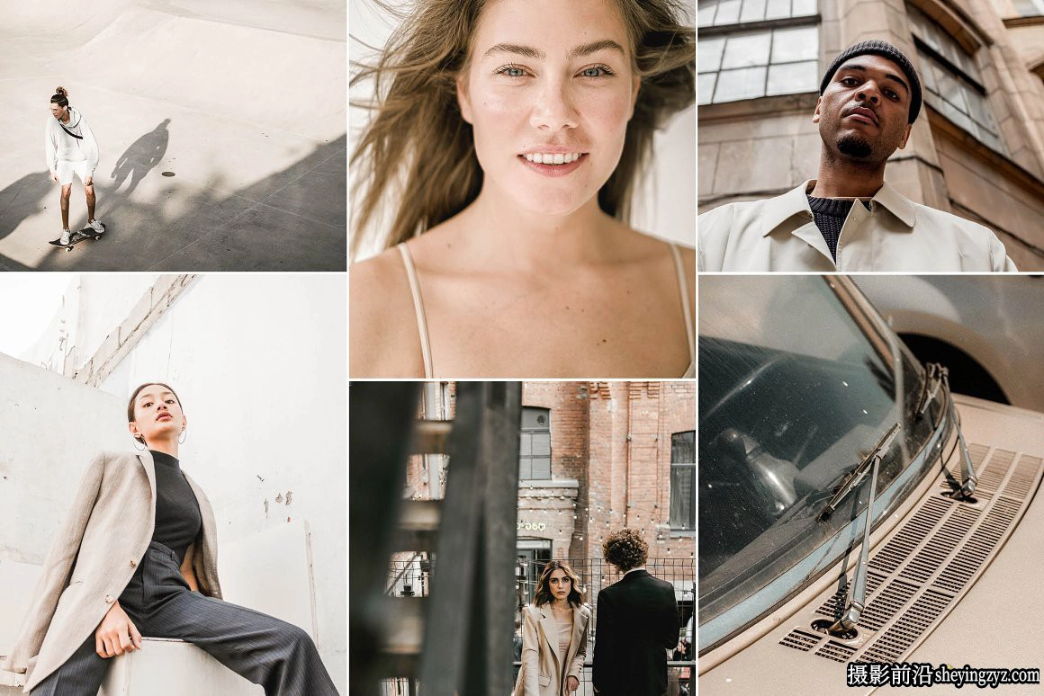 米色效果人像后期调色LR预设手机滤镜 Beige Lightroom Presets
