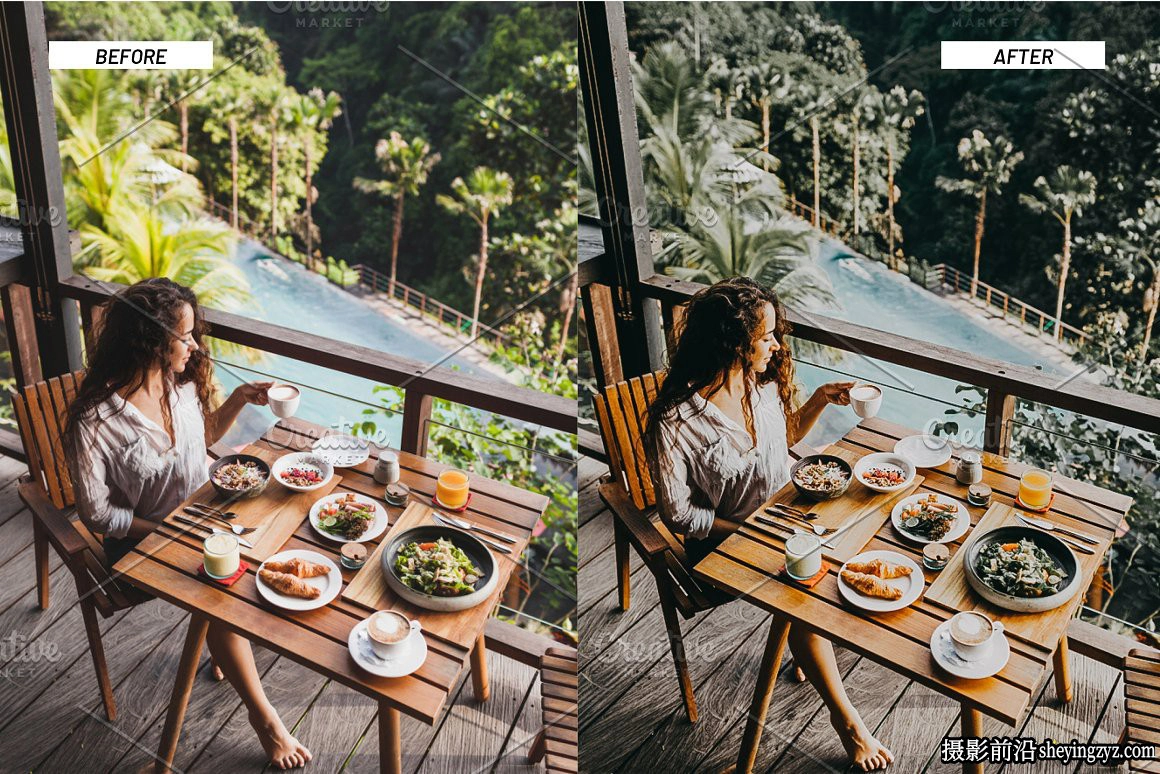 森系旅拍人像调色LR预设及手机调色滤镜 Jungle Lightroom Presets