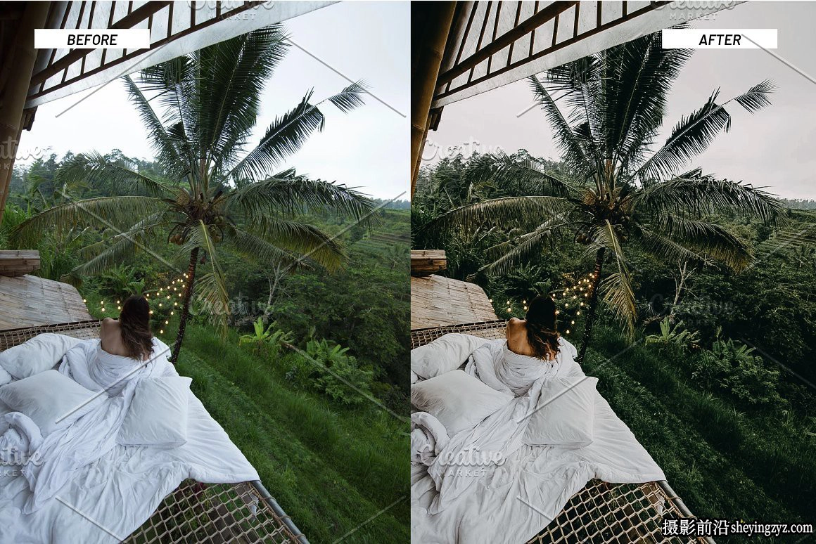森系旅拍人像调色LR预设及手机调色滤镜 Jungle Lightroom Presets