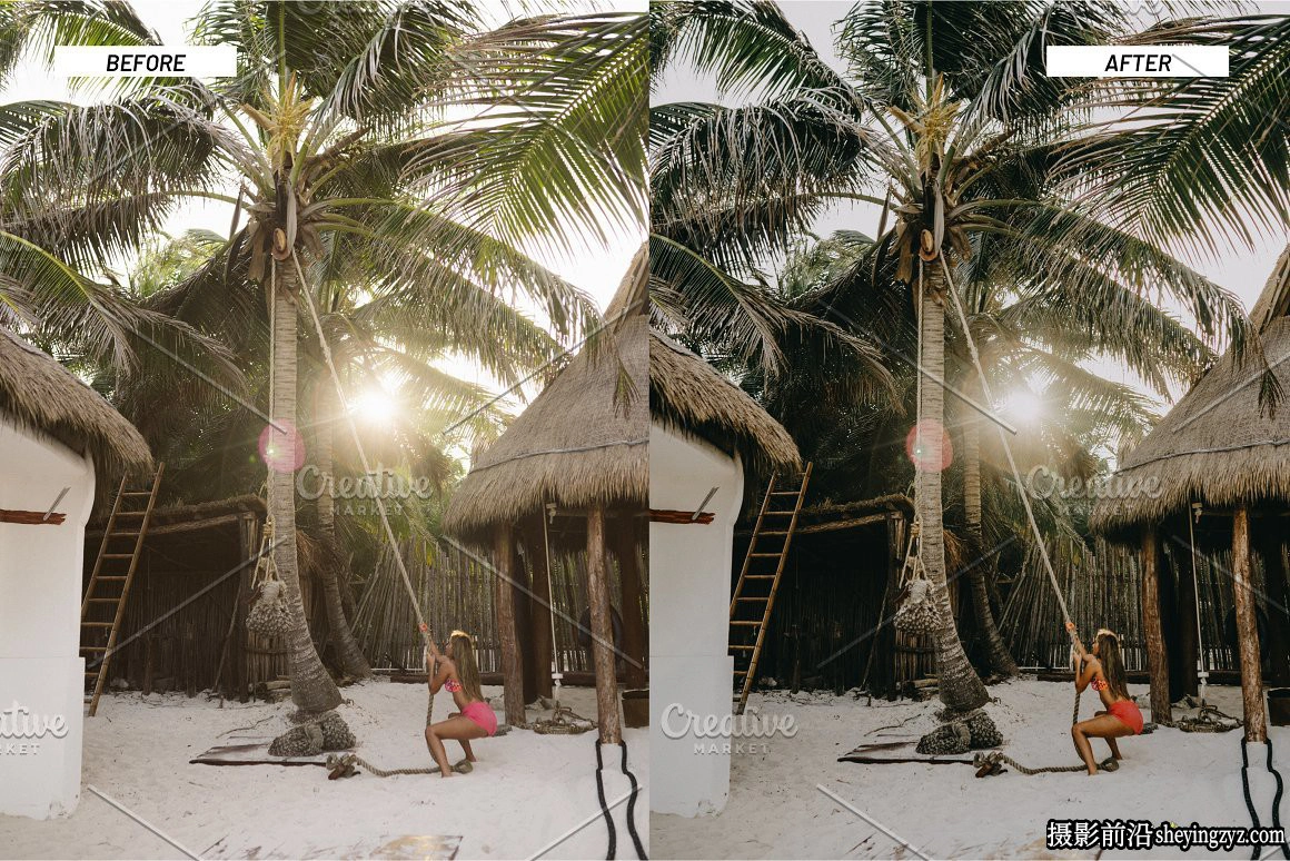 森系旅拍人像调色LR预设及手机调色滤镜 Jungle Lightroom Presets