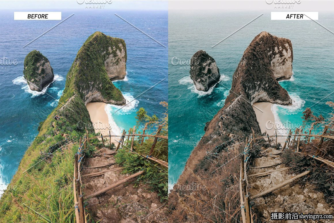 森系旅拍人像调色LR预设及手机调色滤镜 Jungle Lightroom Presets