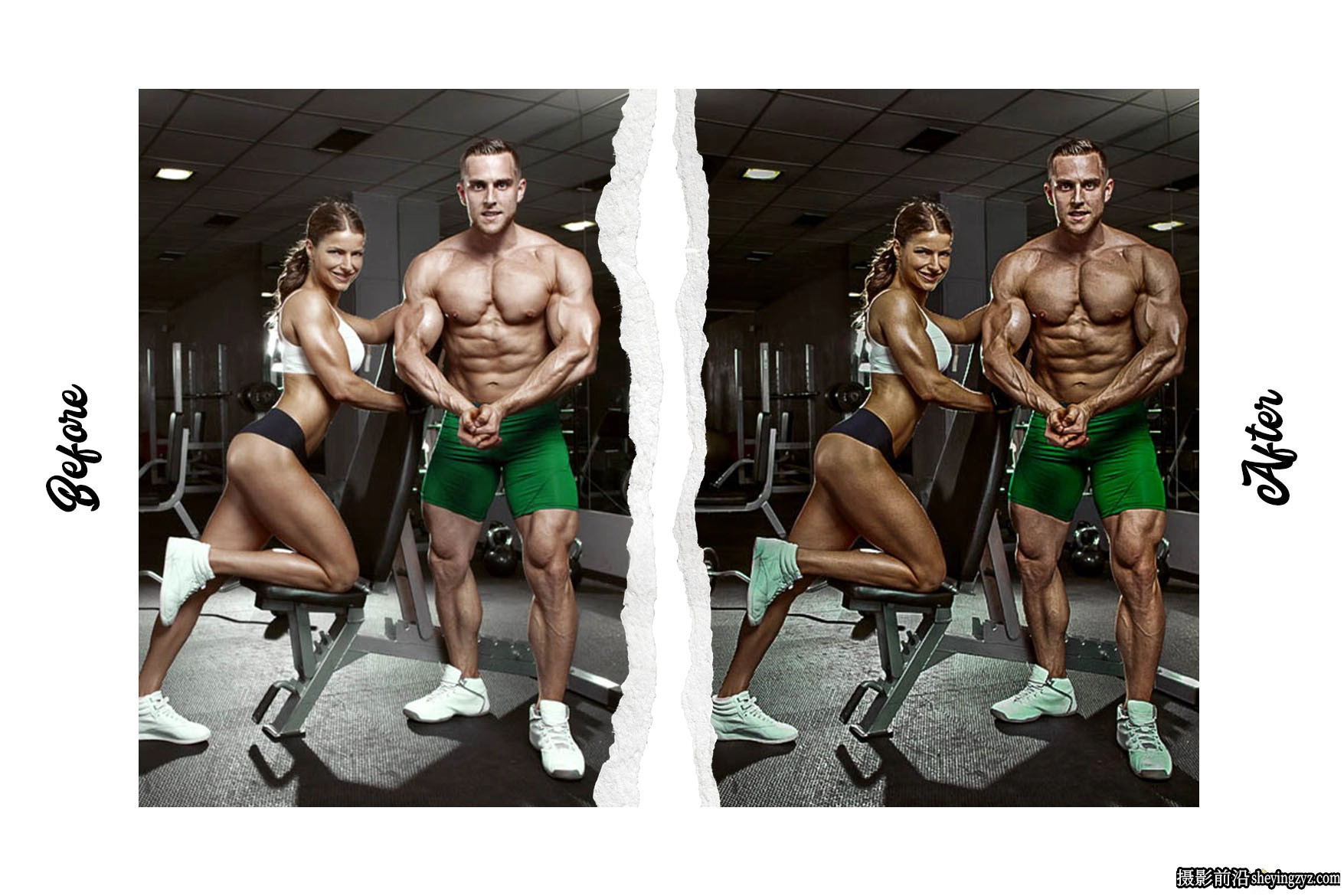 健身房健身人像调色LR预设手机滤镜 Sport Lightroom Presets Vol. 3