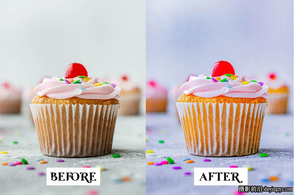 明亮鲜艳清新糖果色LR预设手机调色滤镜 Dessert Lightroom Presets