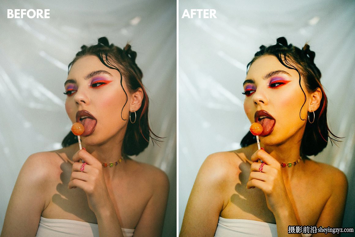 时尚电影人像调色LR预设手机调色滤镜 Portrait Lightroom Presets