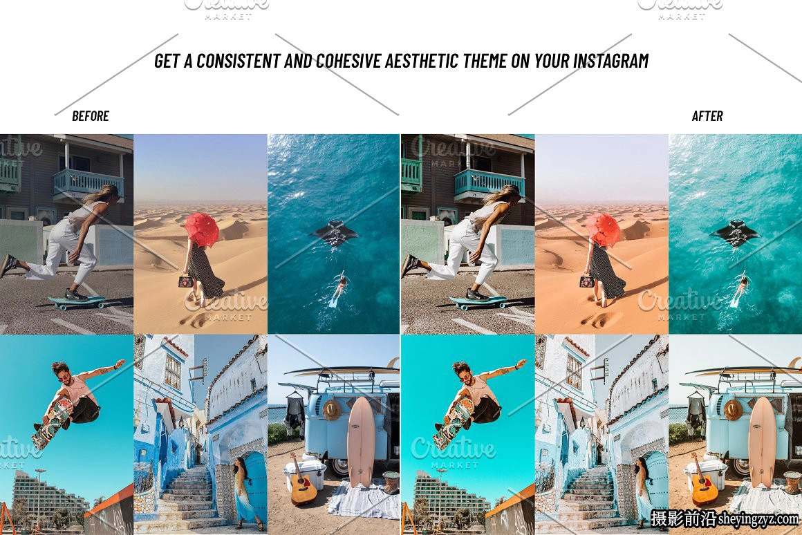 无人机航拍电影调色LR预设手机调色滤镜 Sports Lightroom Presets